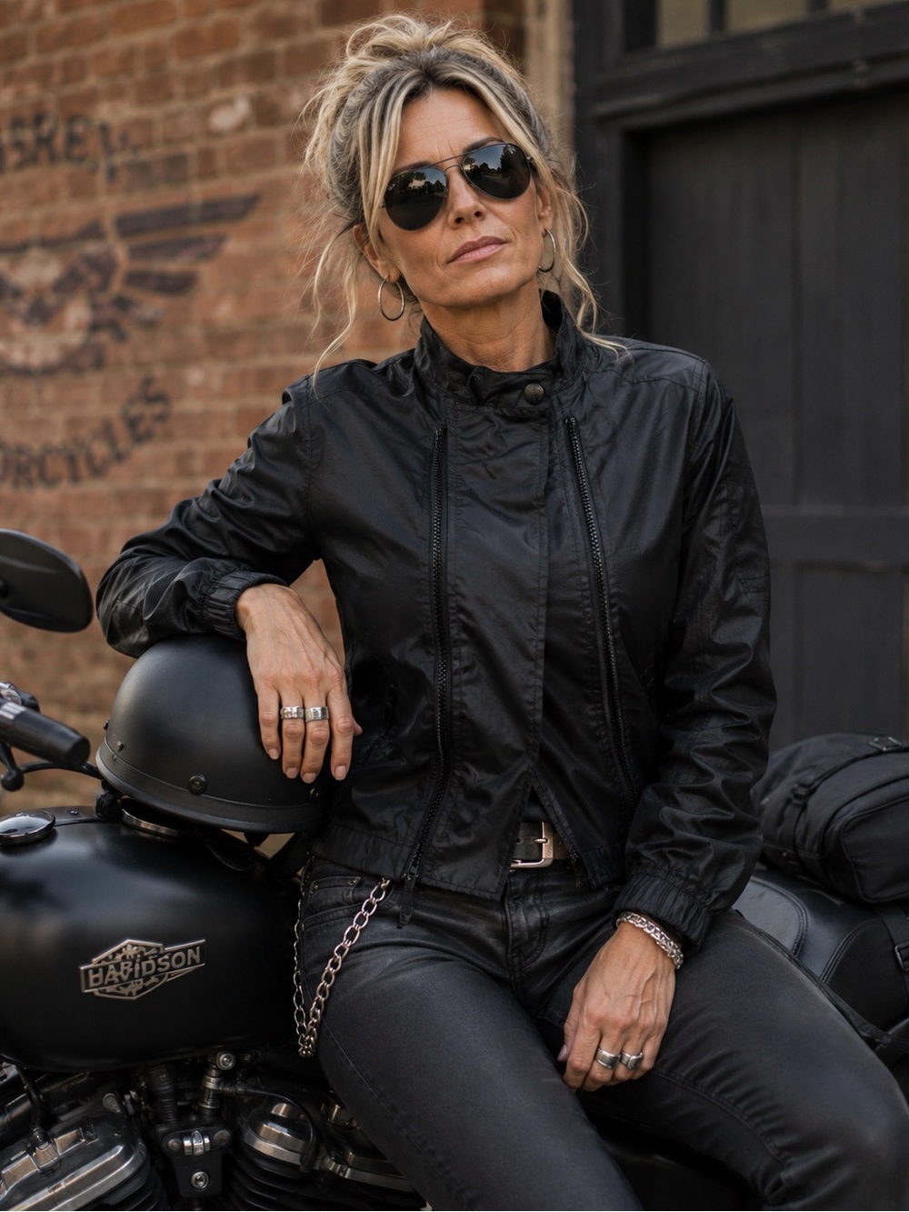 Joe Rocket Women's Black Lightweight Moto Jacket